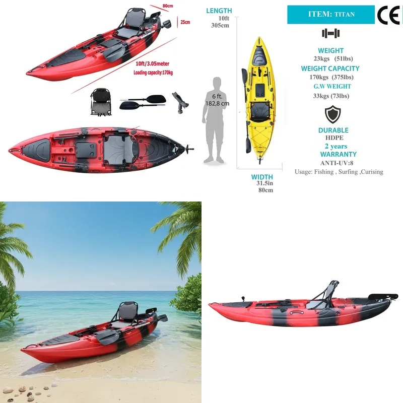 Fishing Kayak Seat - Kayak de Pesca con Asiento Individual