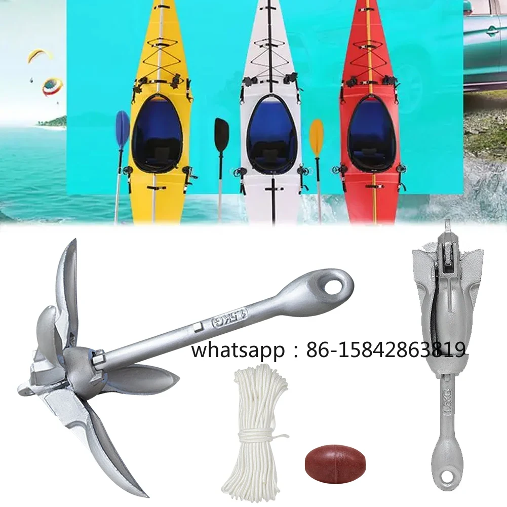 Ancla Plegable de Acero Inoxid - Fishing Kayak Anchor reseña y precio