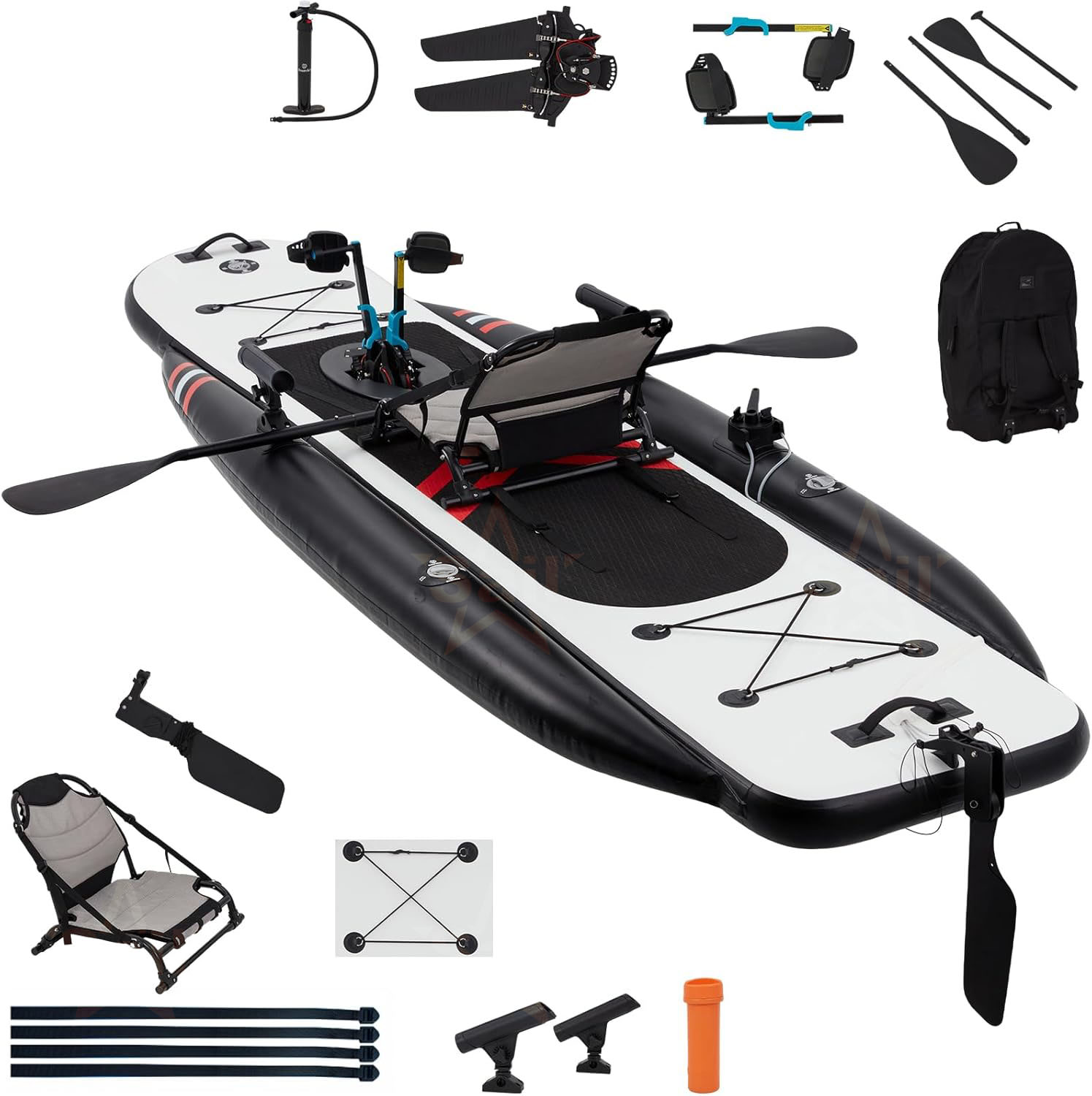 Kayak Inflable de Alta Calidad - Fishing Kayak Pedal Drive reseña y precio