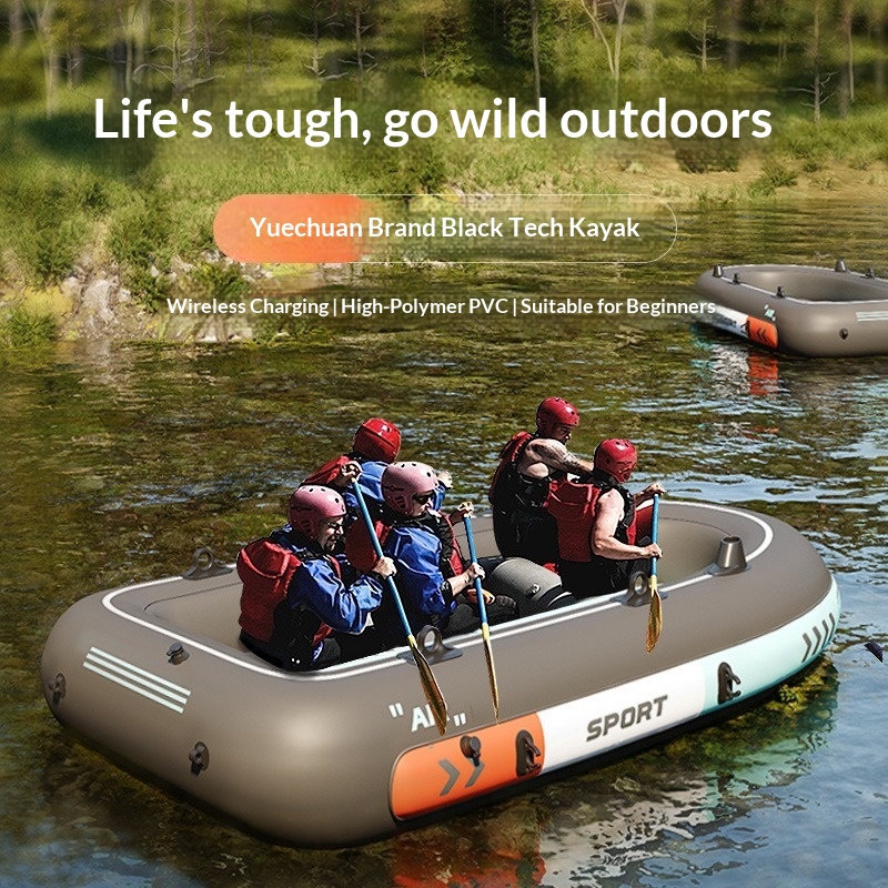 Kayak Inflable Doble para Pesc - Fishing Kayak Inflatable reseña y precio