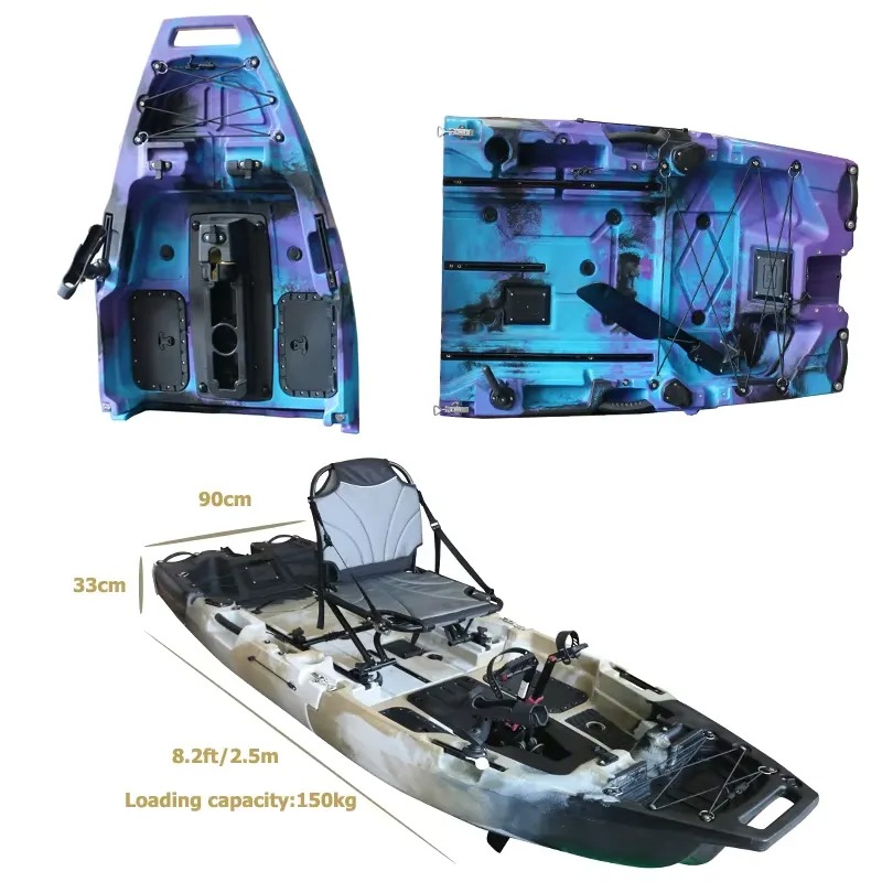Kayak Modular de 8 pies con Pe - Fishing Kayak Seat reseña y precio