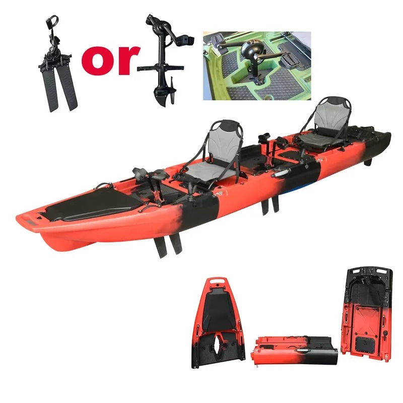 Kayak Doble de 14 Pies para 2  - Fishing Kayak Sit On Top reseña y precio