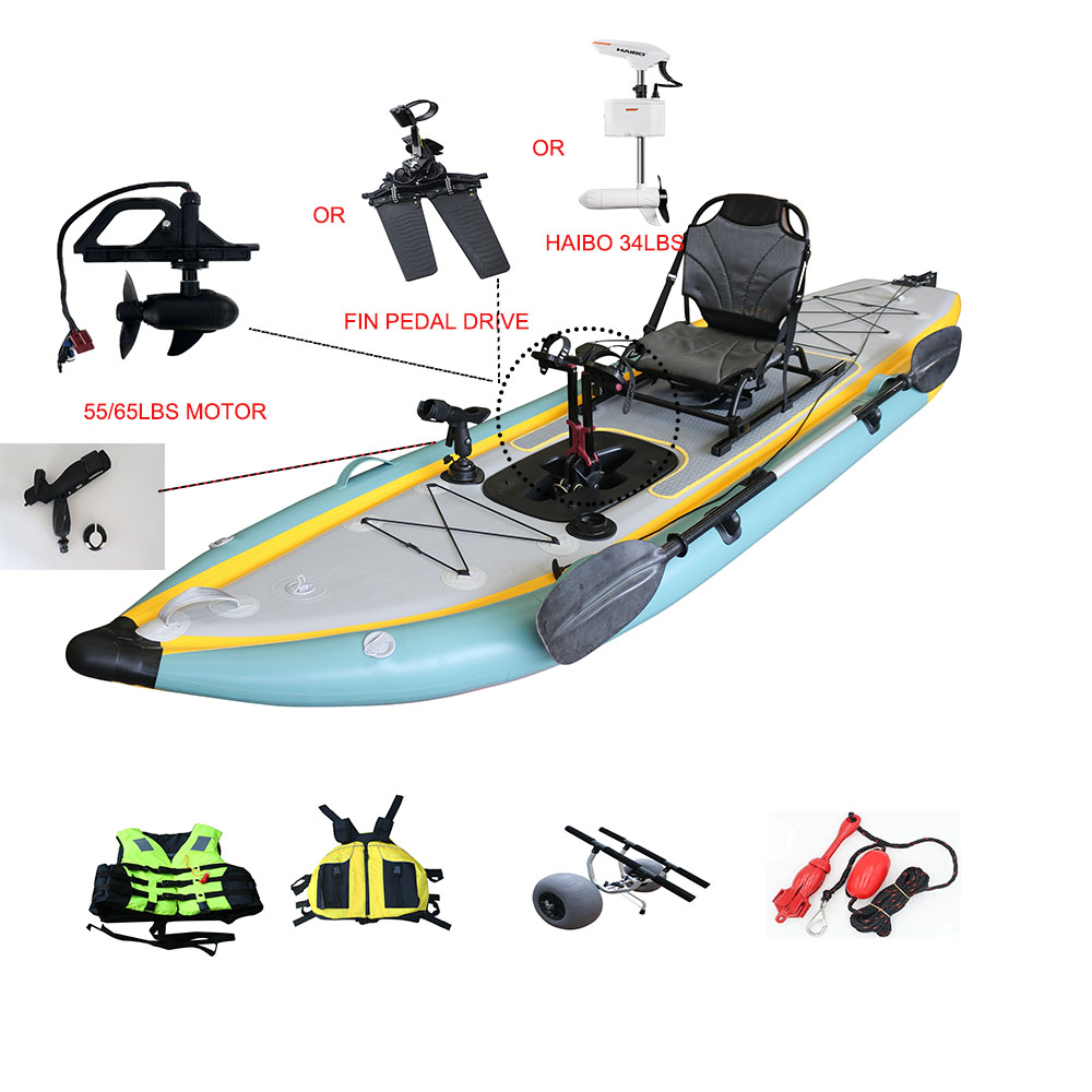 Kayak de pesca inflable plegab - Fishing Kayak Sit In reseña y precio