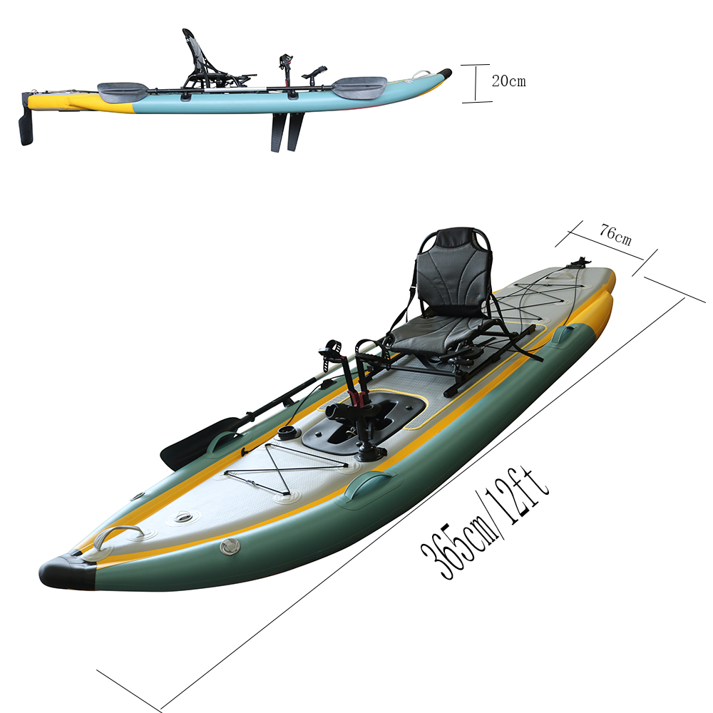 Kayak de pesca inflable plegab - Fishing Kayak Sit In reseña y precio