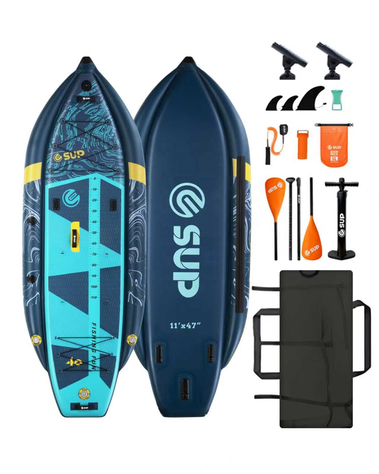 Kayak Inflable para Pesca con  - Fishing Kayak Pedal Drive reseña y precio
