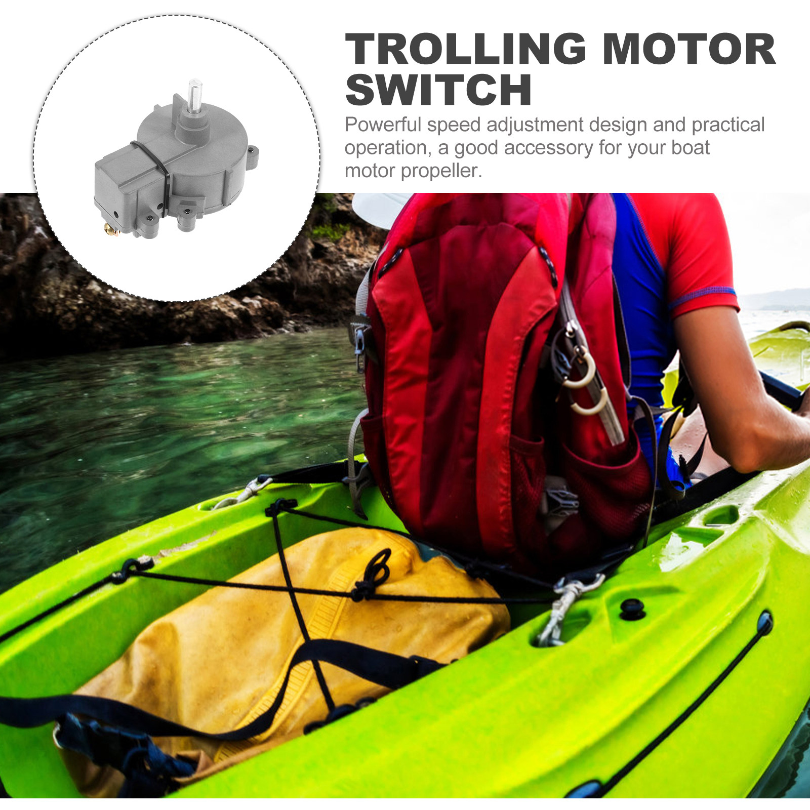 Interruptor de Motor de Arrast - Fishing Kayak Trolling Motor reseña y precio