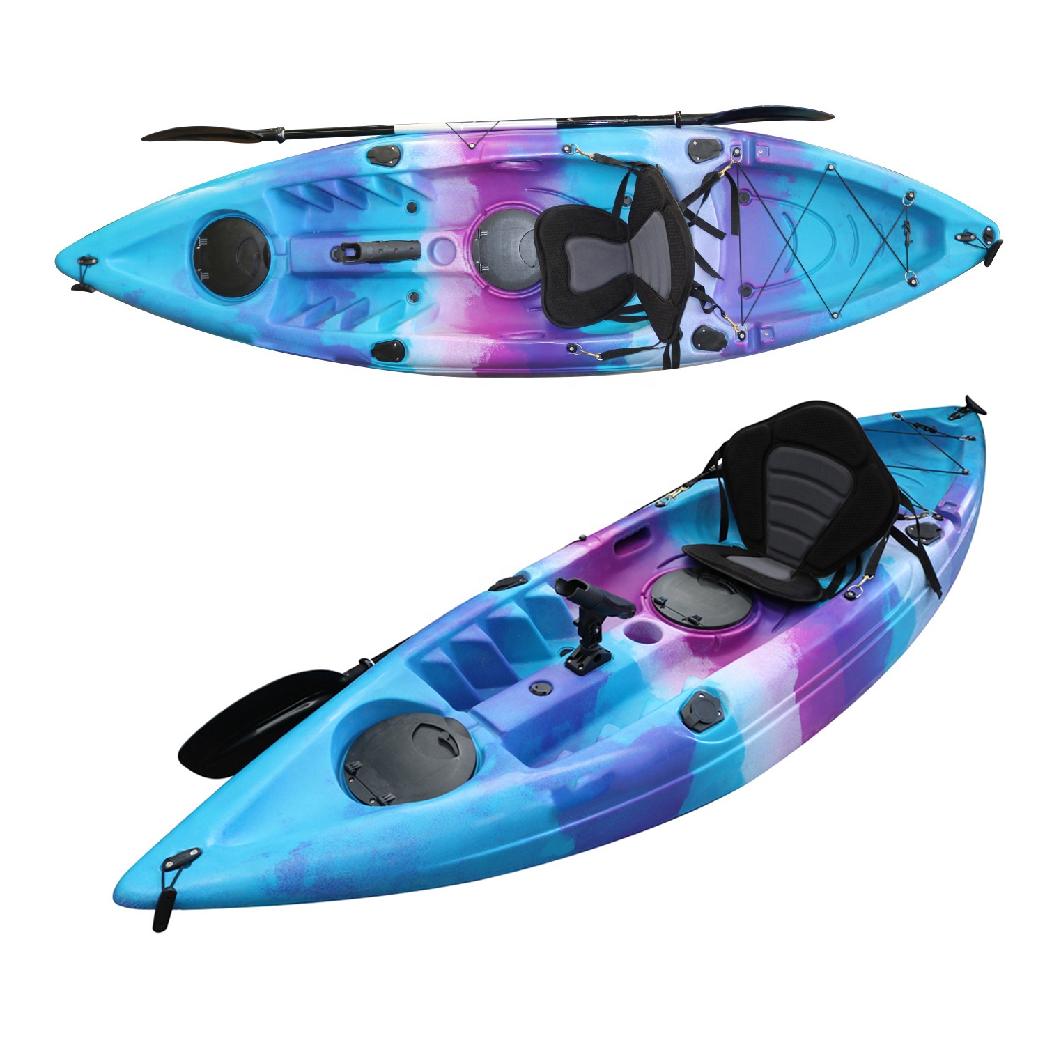 Kayak de Plástico Individual d - Fishing Kayak Sit On Top reseña y precio